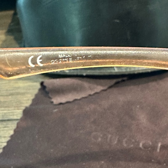 Gucci Gold Sunglasses